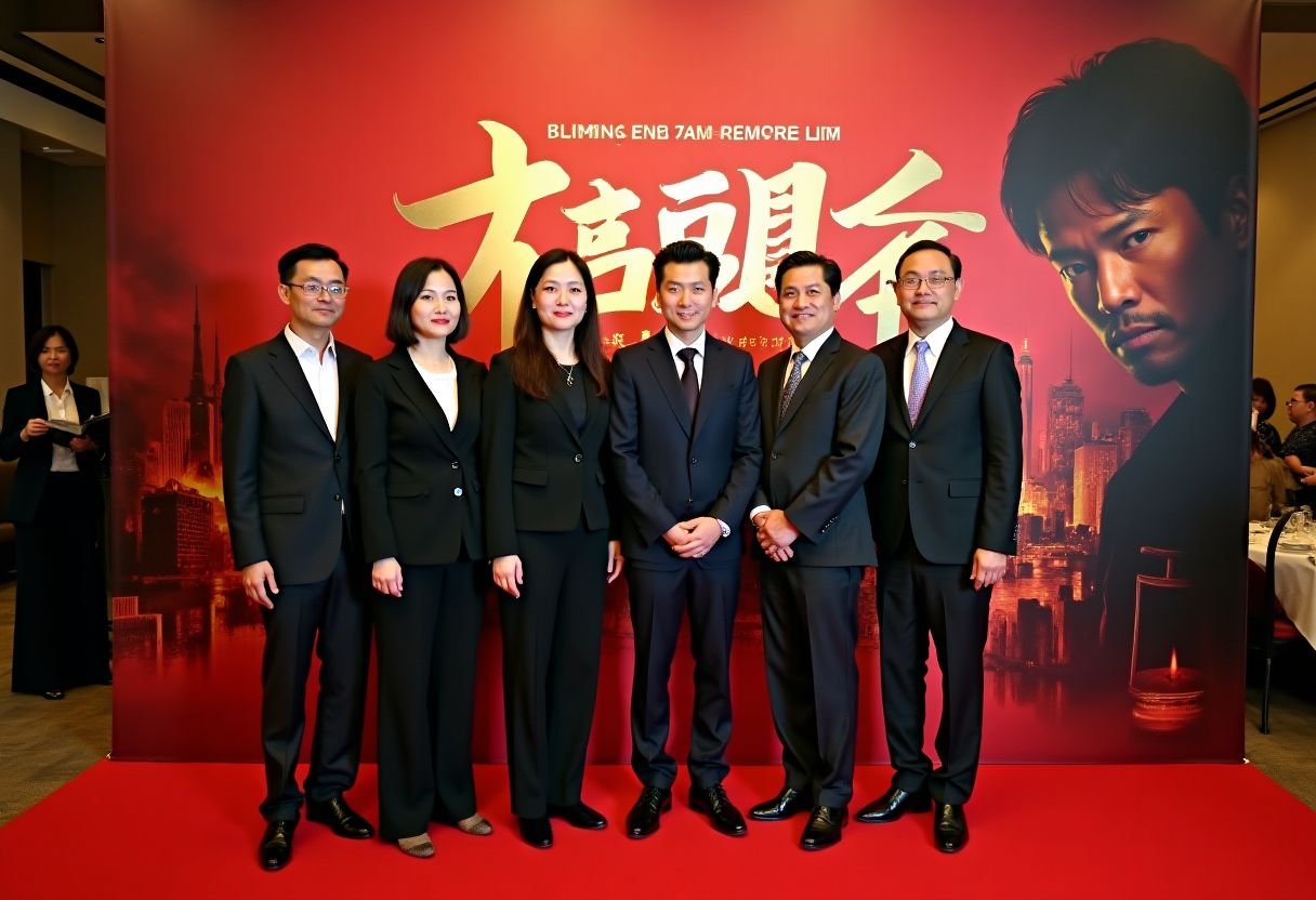 海角吃瓜笔记电影首映礼现场,主创团队亮相